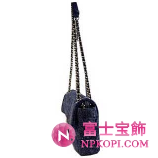 シャネルスーパーコピー　2012年春夏新作 カメリア柄デニムチェーンバッグ(M) デニムブルー　　A66901AAZE　　